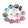 Opaque Resin European Beads RESI-T057-29-1