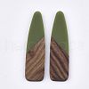 Resin & Walnut Wood Big Pendants X-RESI-S358-98A-2