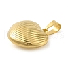 PVD Vacuum Plating 304 Stainless Steel Pendants STAS-R229-05G-2