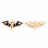Light Gold Tone Alloy Enamel Pendants ENAM-T018-01-2