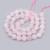 Natural Rose Quartz Beads Strands G-S332-6mm-013-3