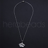 Non-Tarnish 201 Stainless Steel Pendants Necklaces NJEW-S105-JN687-45-1-2