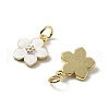 Brass Enamel Charms KK-Z114-23G-02-2