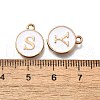 Alloy Enamel Charms ENAM-K075-06KCG-02-3