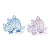 Electroplate Transparent UV Plating Acrylic Pendants OACR-I014-06-2