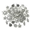 66Pcs 11 Styles Tibetan Style Alloy Pendants FIND-FS0002-22-3
