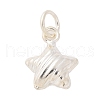 925 Sterling Silver Star Charms STER-D300-02S-1