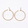 304 Stainless Steel Hoop Earrings EJEW-P040-45-3