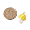 Seed Beads Beaded Charms PALLOY-MZ00339-02-2