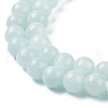 Natural Yellow Jade Beads Strands X-G-G598-4mm-YXS-20-6
