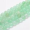 Natural Green Fluorite Bead Strands G-K153-B03-12mm-1