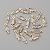 Alloy Clear Cubic Zirconia Connector Charms FIND-WH0128-12B-KCG-2