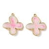304 Stainless Steel Enamel Pendants STAS-U057-21G-1