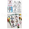 PVC Plastic Clear Stamps DIY-WH0631-0718-9