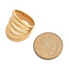 304 Stainless Steel Multi-layer Finger Ring for Unisex RJEW-Z076-08G-04-5