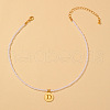 Round Plastic Pearl Beaded Necklaces FS-WG7BB5B-04-1