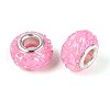 Opaque Resin European Beads RESI-T057-29K-2