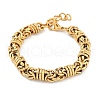 304 Stainless Steel Mesh Chains Bracelets for Women BJEW-F488-42G-4