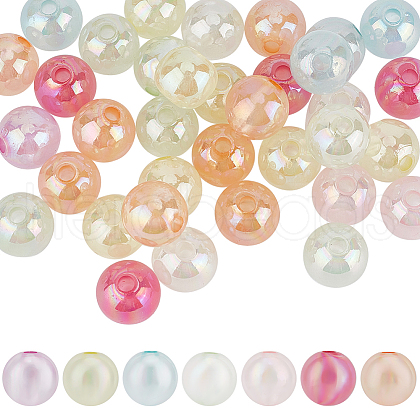 SUNNYCLUE 60Pcs Transparent Acrylic Beads OACR-SC0001-62-1