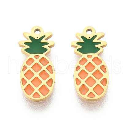 304 Stainless Steel Charms STAS-N112-07G-1