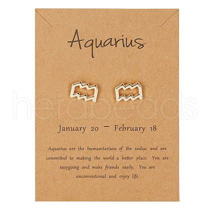 Alloy Stud Earrings WG604A7-01-1