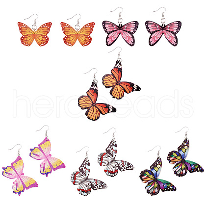  Butterfly Earring Making Kit FIND-TA0002-67-1