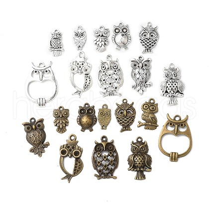   2 bags 2 colors Zinc Alloy Pendants FIND-PH0007-59-1