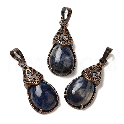 Natural Sodalite Pendants G-H065-01R-08-1