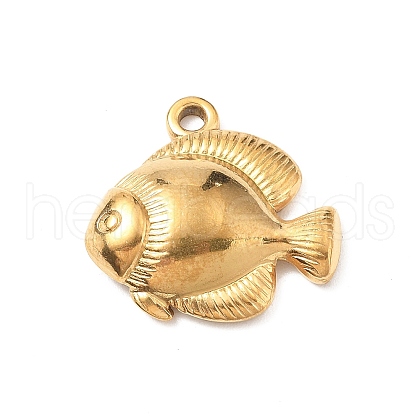 304 Stainless Steel Pendants STAS-I334-02G-02-1