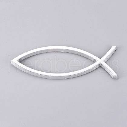 Waterproof ABS Plastic Jesus Fish Decal Sticker RB-WH0002-06-1