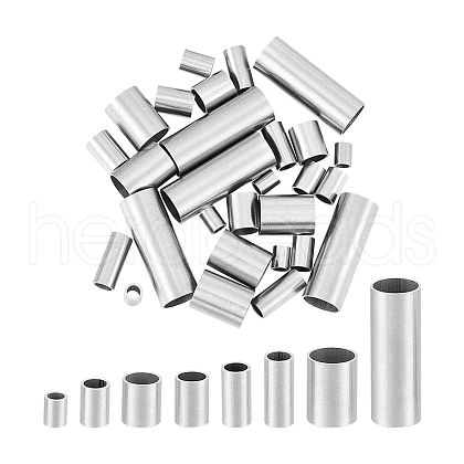 Unicraftale 304 Stainless Steel Tube Beads STAS-UN0001-73P-1