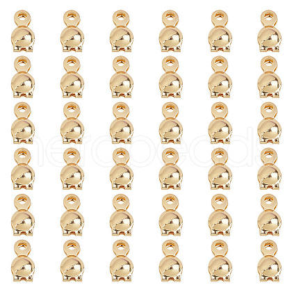 GOMAKERER 300Pcs Brass Bead Tips KK-GO0001-73-1