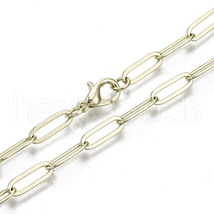 Brass Paperclip Chains MAK-S072-12A-14KC-1