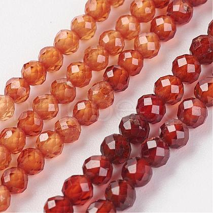 Natural Garnet Bead Strand G-G680-18-1