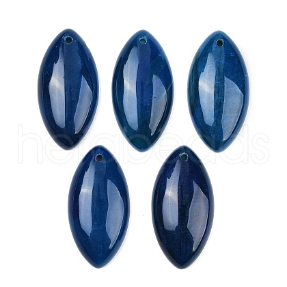 Dyed Natural Agate Pendants G-S349-24H-1