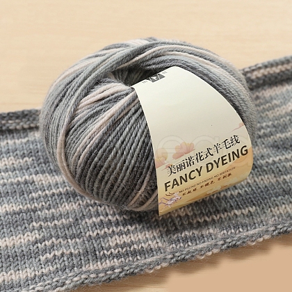 Wool Rainbow Segment Dyed Yarn PW-WG3CD8F-02-1