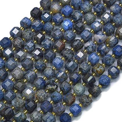 Natural Dumortierite Beads Strands G-K389-A73-01-1
