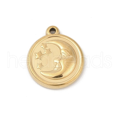 304 Stainless Steel Pendants STAS-D366-01D-G-1