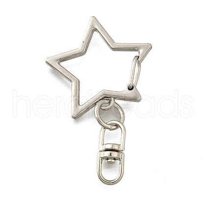 Alloy & Iron Swivel Clasps Lanyard Snap Hook FIND-Q003-04P-1