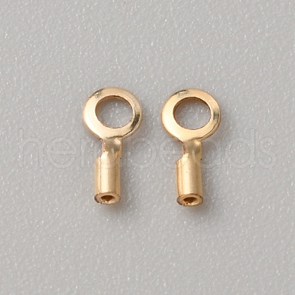 Brass Cord Ends KK-WH0056-52-1