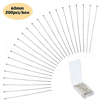 Brass Ball Head Pins KK-YW0002-26C-P-1