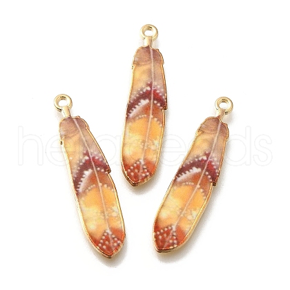 Alloy Enamel Pendants FIND-G078-34G-08-1