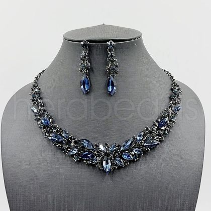Alloy Rhinestone Jewelry Sets FS-WG8C091-06-1