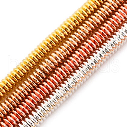 Electroplated Non-magnetic Hematite Beads Strands G-P571-I01-01-1