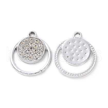 Alloy Crystal Rhinestone Pendants ALRI-H004-41P-1