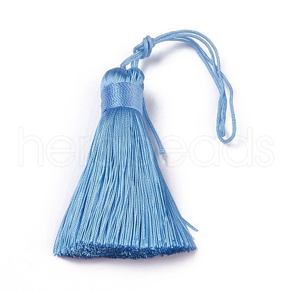 Polyester Tassel Big Pendants HJEW-K030-A-22-1