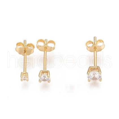 925 Sterling Silver Stud Earrings Set STER-D033-17G-1