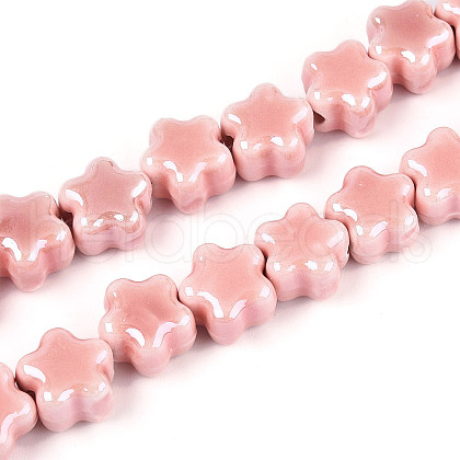 Handmade Porcelain Bead Strands PORC-N011-04E-1
