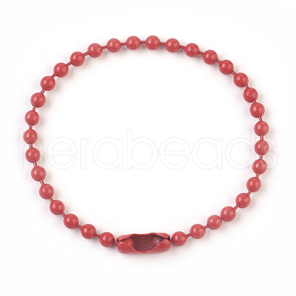 Eco-Friendly Iron Ball Chains with Connectors IFIN-F149-A10-1