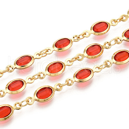 Brass Oval Link Chains CHC-N023-04B-G-1